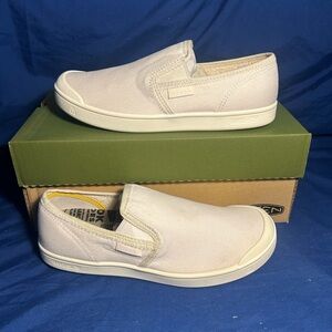 Keen- ELDON SLIP ON M NATURAL CANVAS/STAR WHITE, men SW